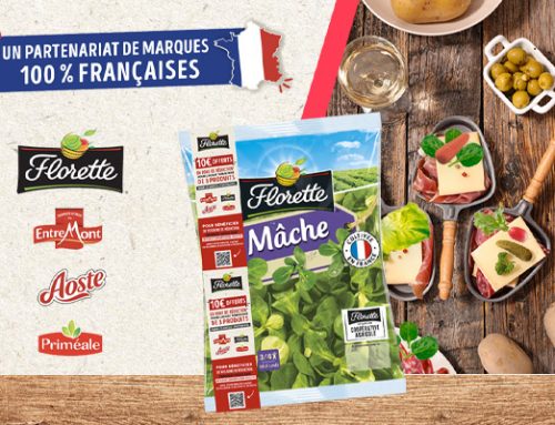 Quand la salade Florette s’invite dans une raclette de marques 100% françaises !