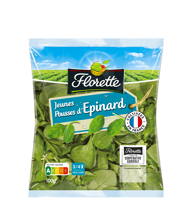 Jeunes Pousses d'Epinard - Salade en Sachet