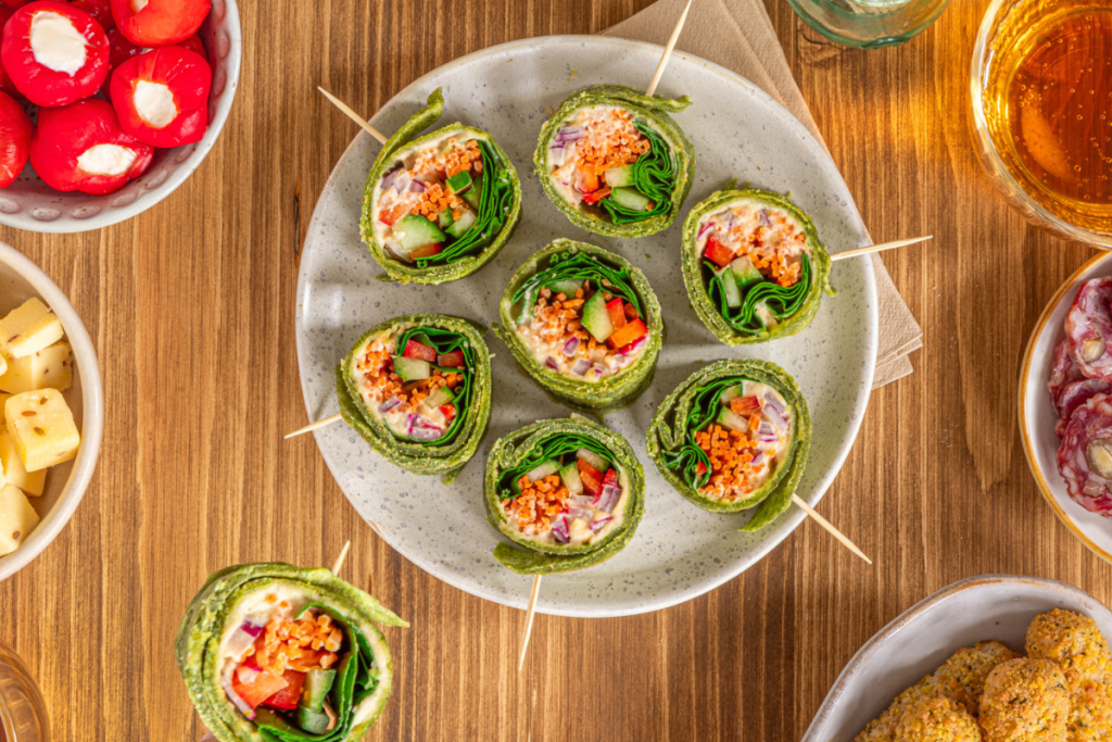 Wrap apéritif végétarien