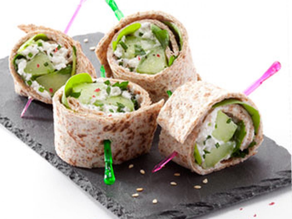 Wrap apéro - recette facile de wrap maison