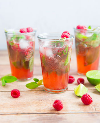 Mojito Framboise à la menthe