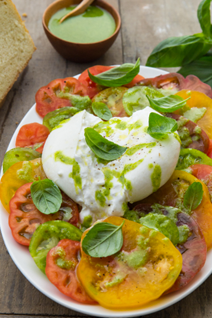 Recette Tomate Burrata Recette Salade De Tomate La Burrata ZRYT