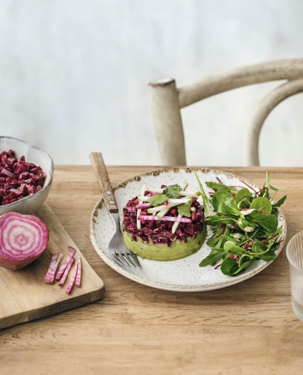 Tartare de betterave, guacamole et coriandre - Florette