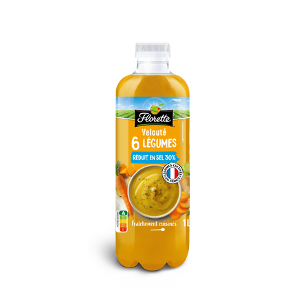 Velouté 6 légumes sel reduit 1L Florette