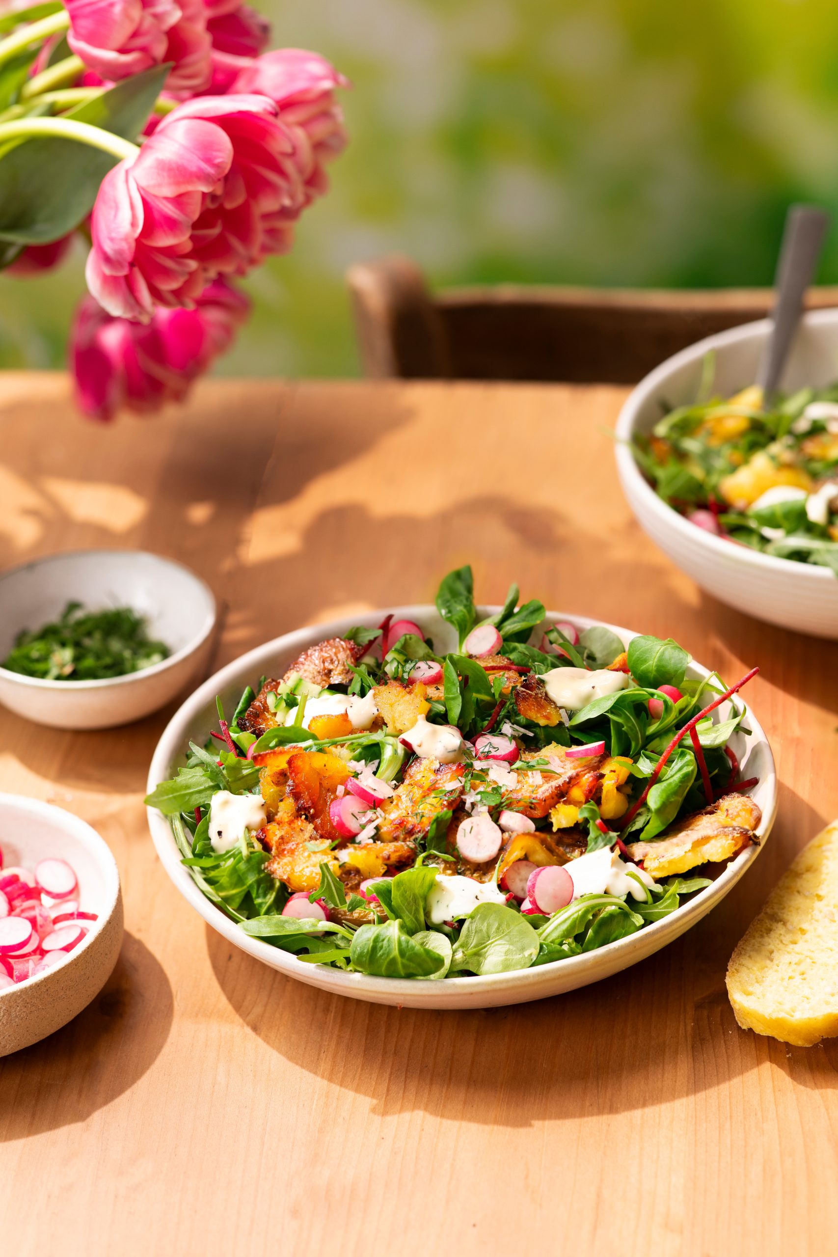 Salade smashshed potatoes Salade smashshed potatoes
