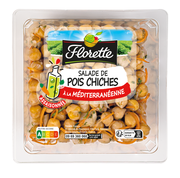 Salade de pois chiches à la méditerranéenne
