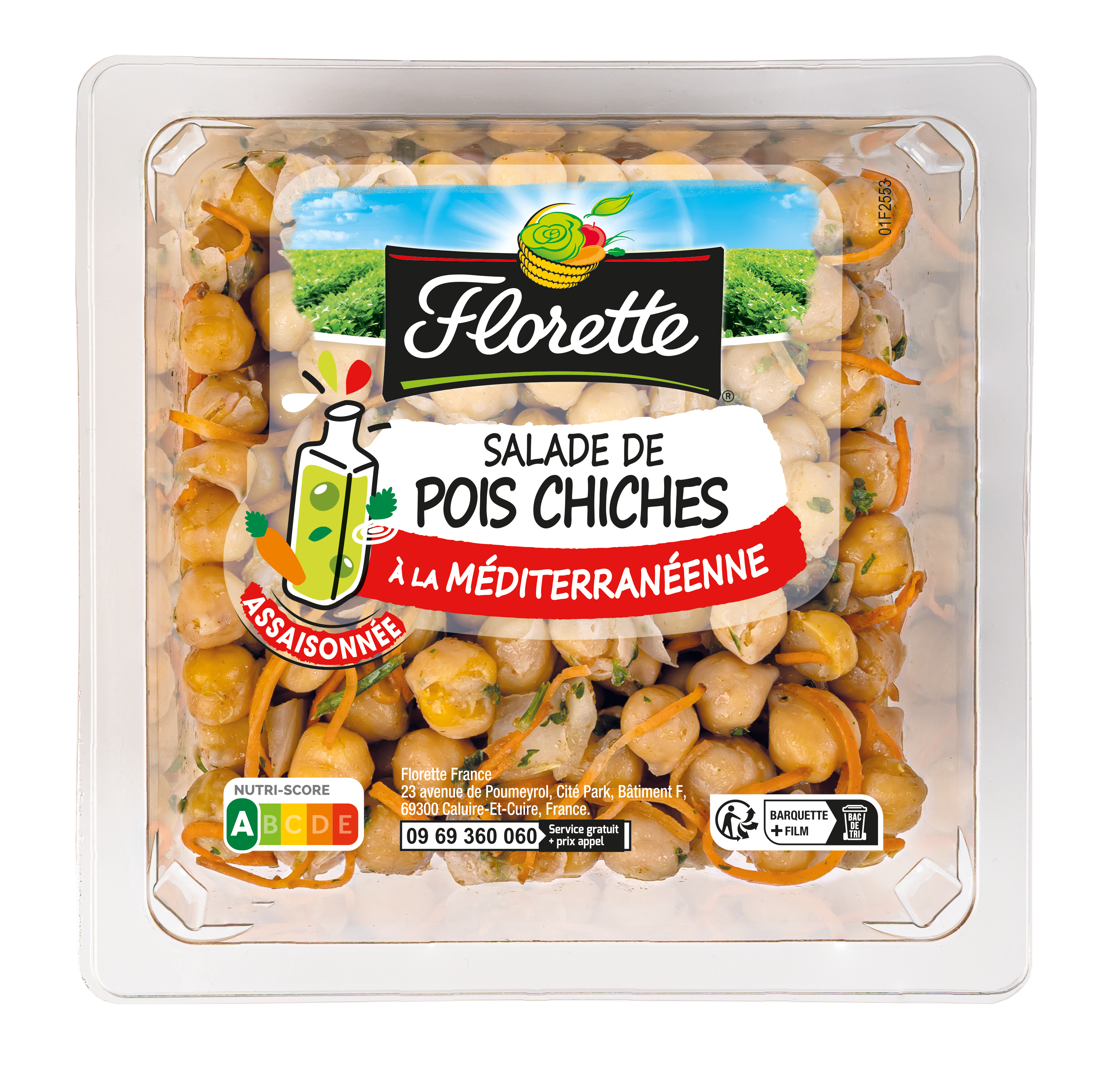 Salade de pois chiches à la méditerranéenne Salade de pois chiches à la méditerranéenne