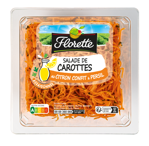 Salade de carottes au citron confit et persil