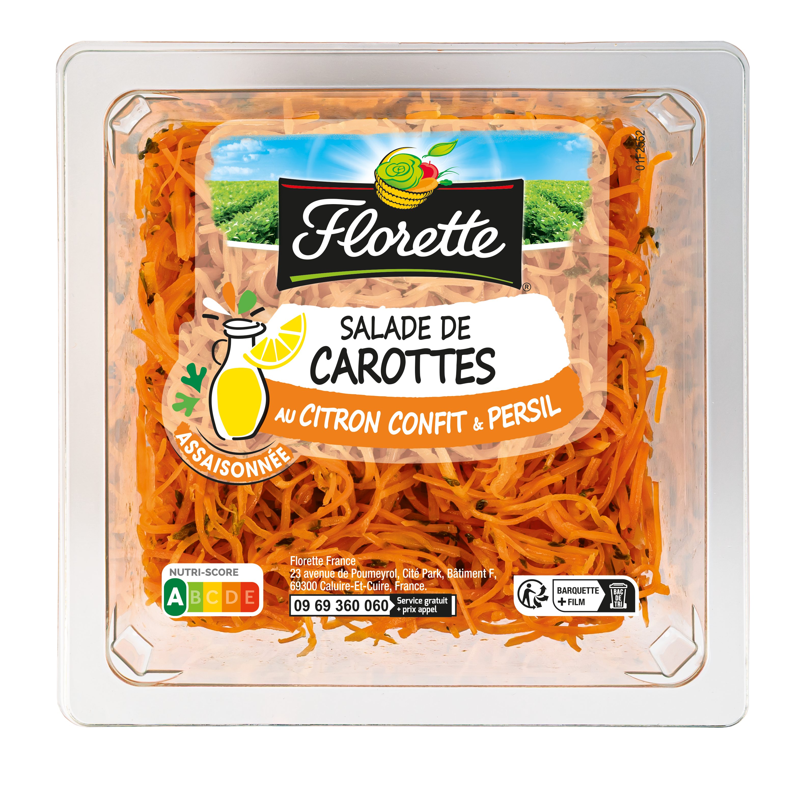 Salade de carottes au citron confit et persil Salade de carottes au citron confit et persil
