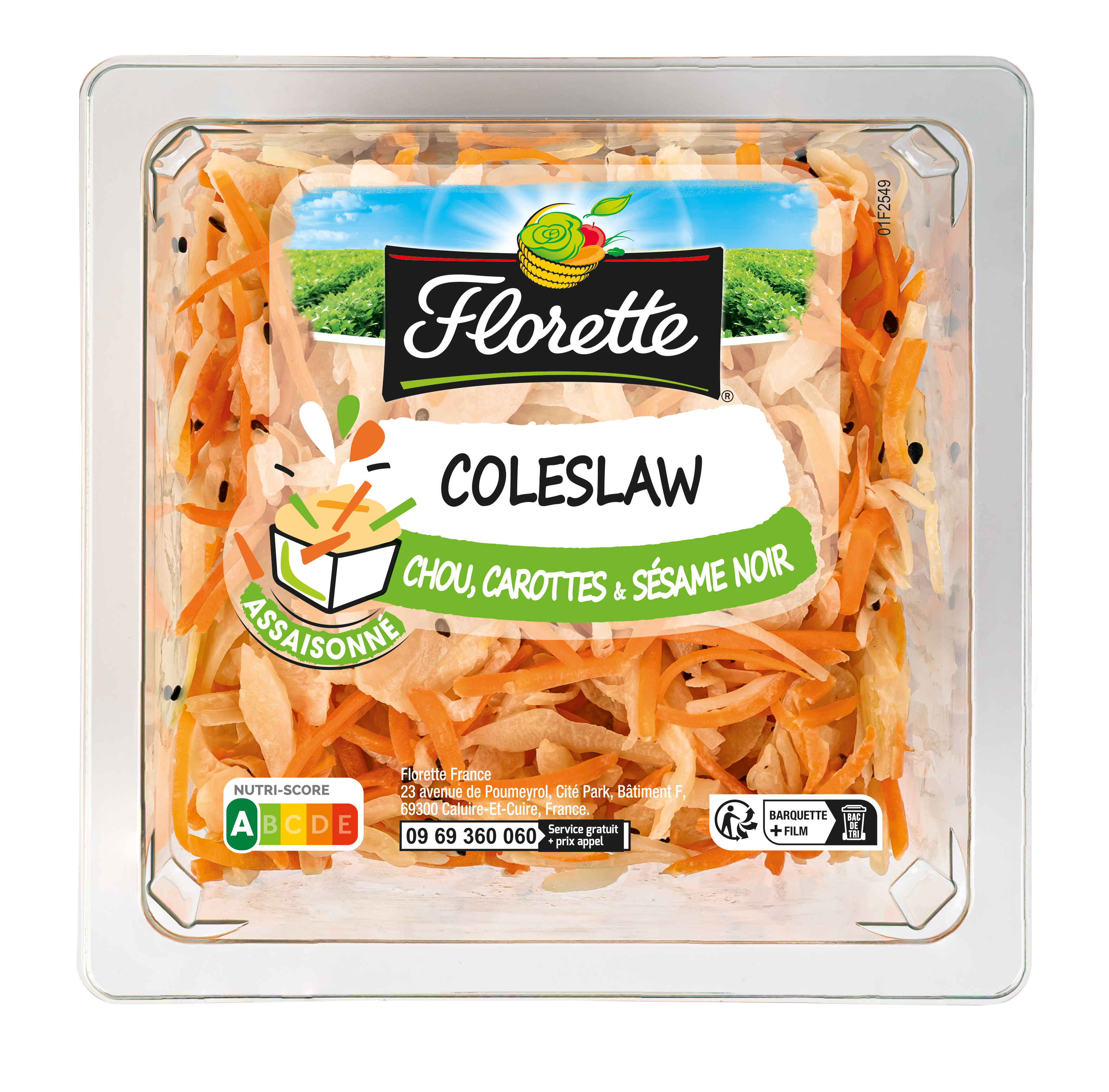Coleslaw Chou, carottes et sésame noir Coleslaw Chou, carottes et sésame noir