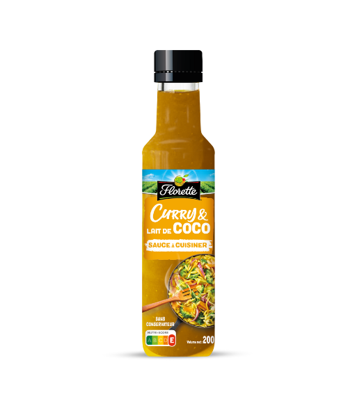 Sauce curry et lait de coco