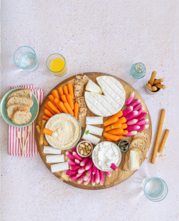 Plateau apéro avec fromage Florette