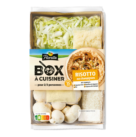 Box à cuisiner Risotto aux champignons frais. Florette