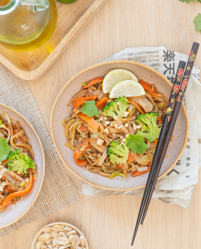Recette de Pad Thaï de légumes frais. Florette