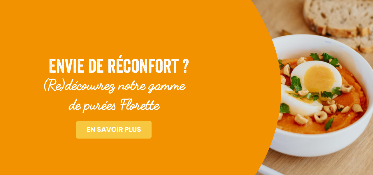 Gamme de pur&eacute;es. Florette