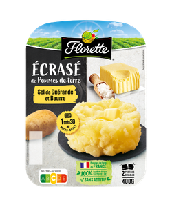 Produit - Ecrasé pomme de terre beurre sel Guérande 2x200g