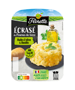 Produit - Ecrasé pomme de terre huile olive basilic 2x200g