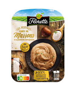 Produit - Purée marrons (festive) 2x180g