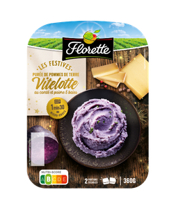 Produit - Purée pomme de terre vitelotte (festive) 2x180g