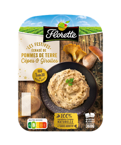 Produit - Purée pommes de terre cèpes girolles (festive) 2x180g
