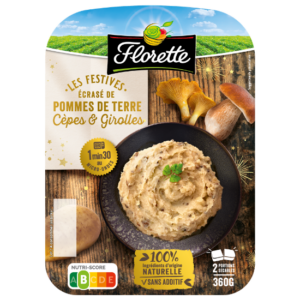 Produit - Purée pommes de terre cèpes girolles (festive)