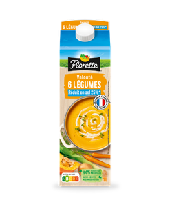 Produit - Velouté 6 légumes réduit en sel 1L