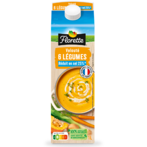 Produit - Velouté 6 légumes réduit en sel