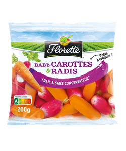 Image du format baby carottes & radis 200g