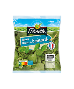 Image du format jeunes pousses d'epinards 100g